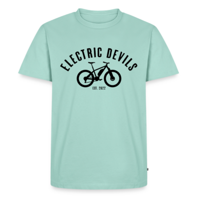 Männer Premium T-Shirt Electrc-Devils, Logo Schwarz