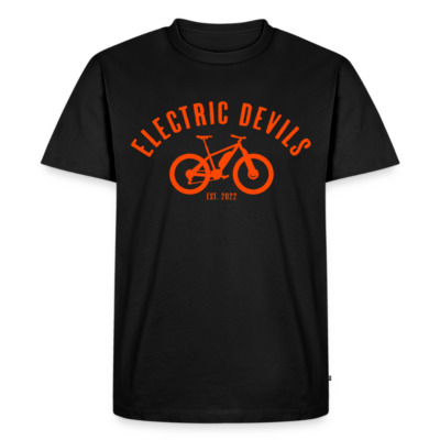 Männer Premium T-Shirt Electric-Devils, Logo Orange