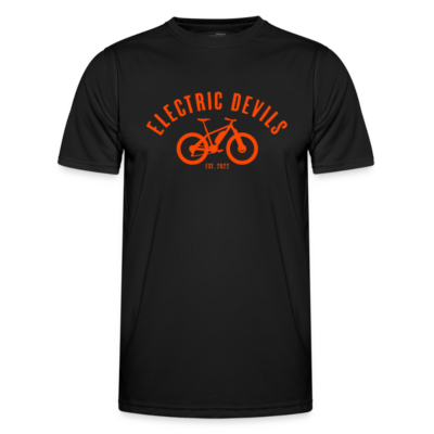 Männer Funktions-T-Shirt - Logo Orange